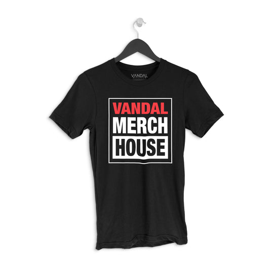 Vandal Vision Black Tee